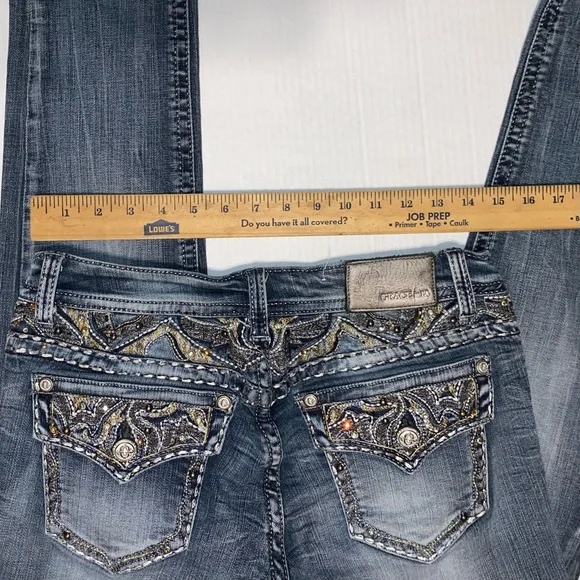 Grace Jeans Size 29 bling - Picture 9 of 10